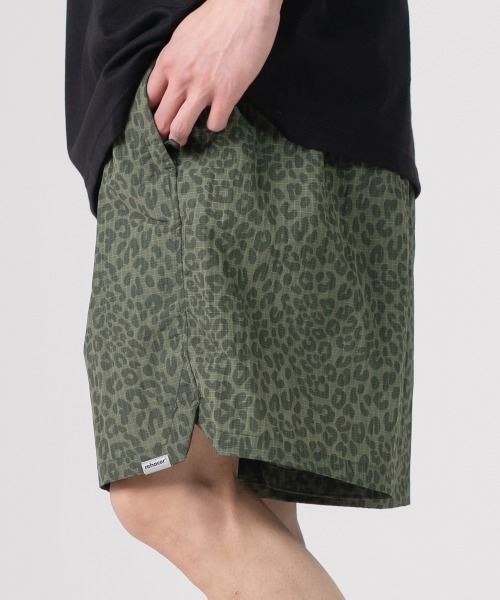 rehacer（レアセル） パンツ : Sunday Leopard Shorts / サンデー