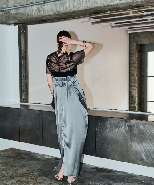 「AIC.」 キャミソールワンピース FREE ブラック レディース_画像3