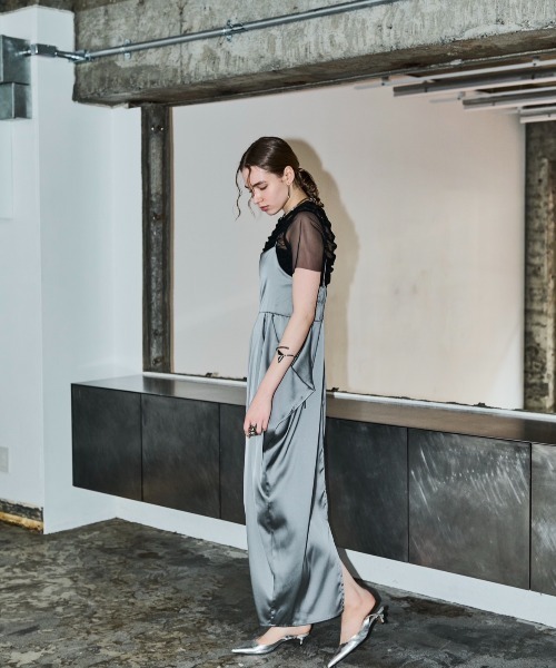 「AIC.」 キャミソールワンピース FREE ブラック レディース_画像5