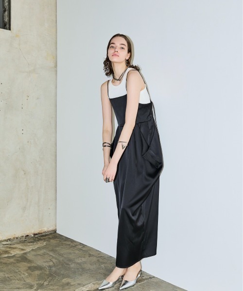 「AIC.」 キャミソールワンピース FREE ブラック レディース_画像7