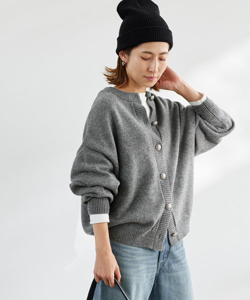 FRAMeWORK（フレームワーク） ニットカーディガン - ブラック