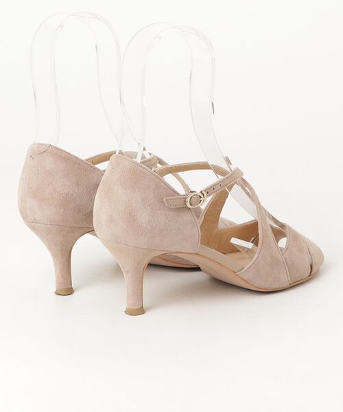 「ODETTE E ODILE」 ヒールサンダル 22cm ベージュ レディース_画像2