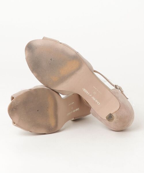 「ODETTE E ODILE」 ヒールサンダル 22cm ベージュ レディース_画像3
