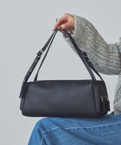 BRIGHTING 黒 バッグ VitaFelice（ヴィータフェリーチェ） ボストンバッグ レディース 通勤