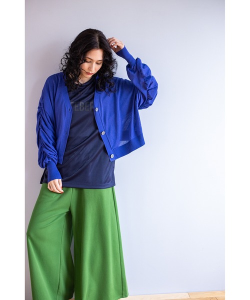 「OSMOSIS」 「eoab」パンツ ONE SIZE アッシュグレー レディース_画像9