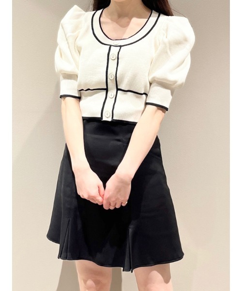 SNIDEL（スナイデル） ニットカーディガン ONE SIZE ブラック