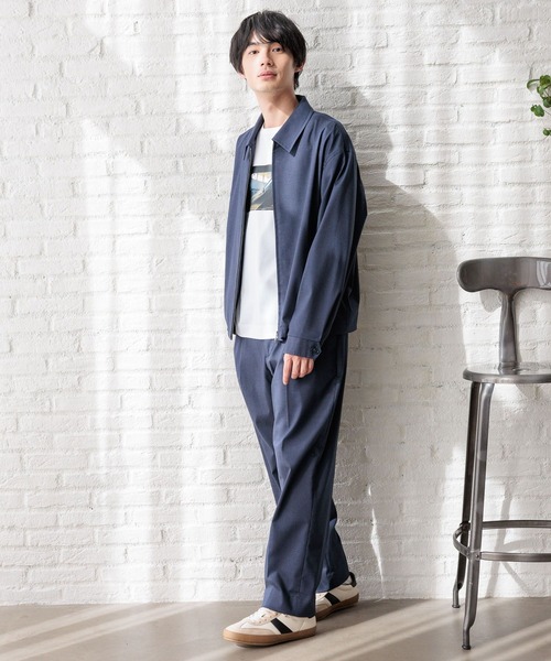 「GLOBAL WORK」 ブルゾン SMALL ダークネイビー メンズ_画像3