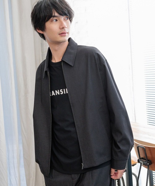 「GLOBAL WORK」 ブルゾン SMALL ダークネイビー メンズ_画像8