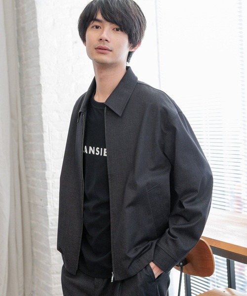 「GLOBAL WORK」 ブルゾン SMALL ダークネイビー メンズ_画像9