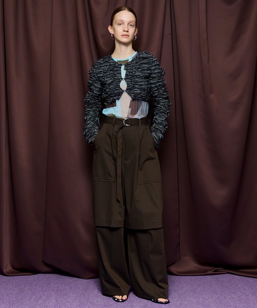 MAISON SPECIAL（メゾンスペシャル） パンツ Slice Knee Work Pants