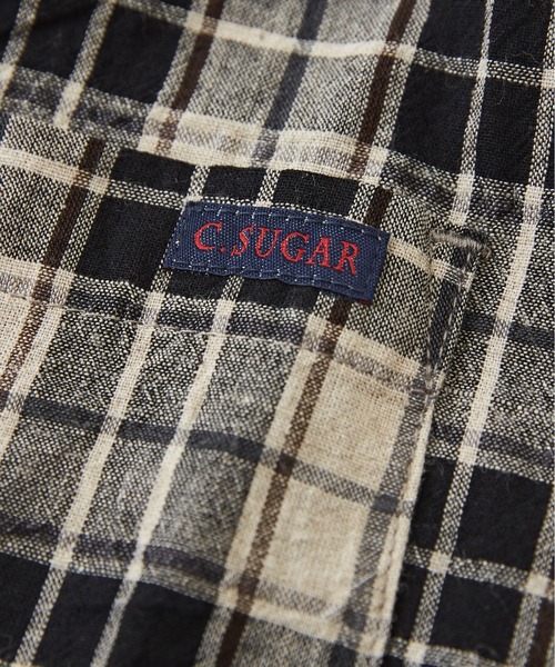 「CUBE SUGAR」 半袖ブラウス M ブラウン レディース_画像5