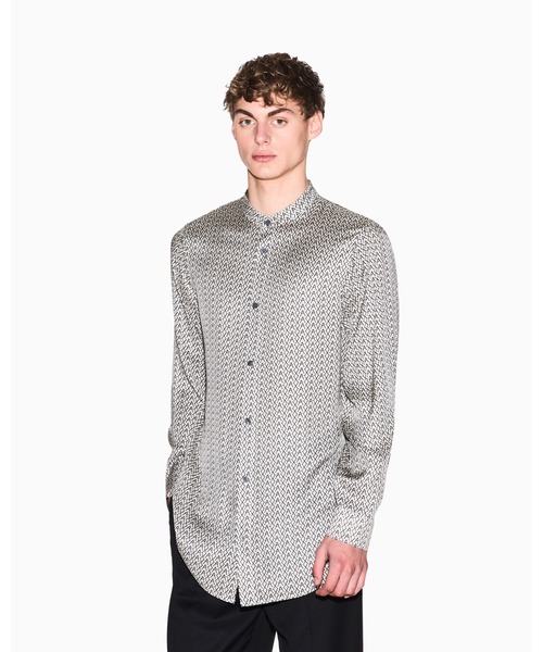 エンポリオアルマーニ オールオーバー ロゴ シャツ XXL ARMANI EXCHANGE シャツ 「A|X アルマーニ エクスチェンジ」オール