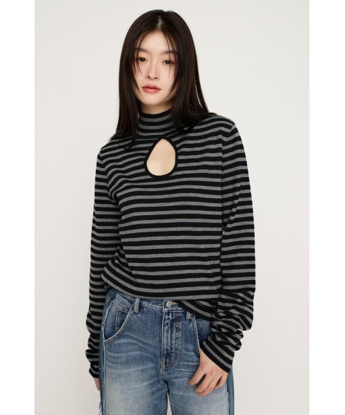 今期新作 新品未使用 SLY ニット  グレー(ウェブストア売り切れ) SLY（スライ） ニット セーター Grateful Dead x SLY JQ TOPS グレイト