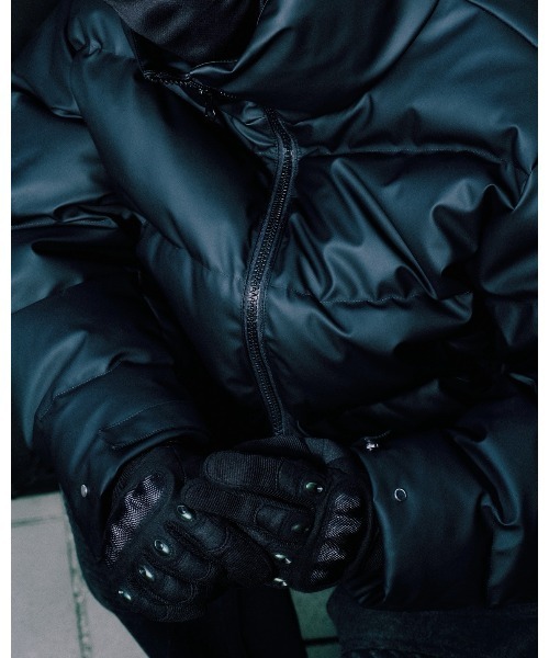 BREATH ダウンジャケット ダウン FAUX LEATHER MATTE DOWN JACKET