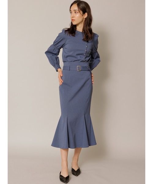 「TONAL」 ロングスカート 36 ブラウン レディース_画像4