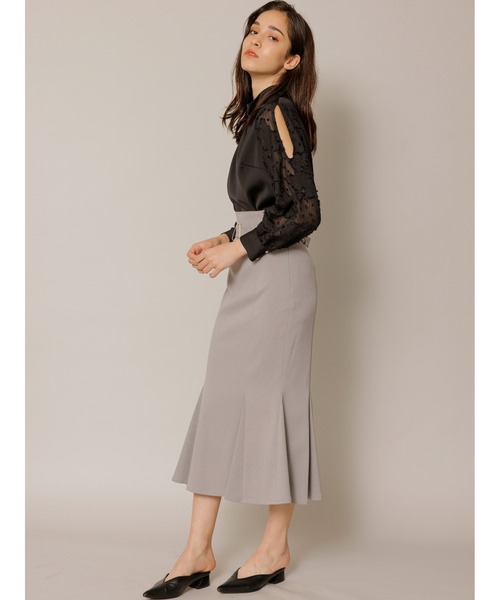 「TONAL」 ロングスカート 36 ブラウン レディース_画像5