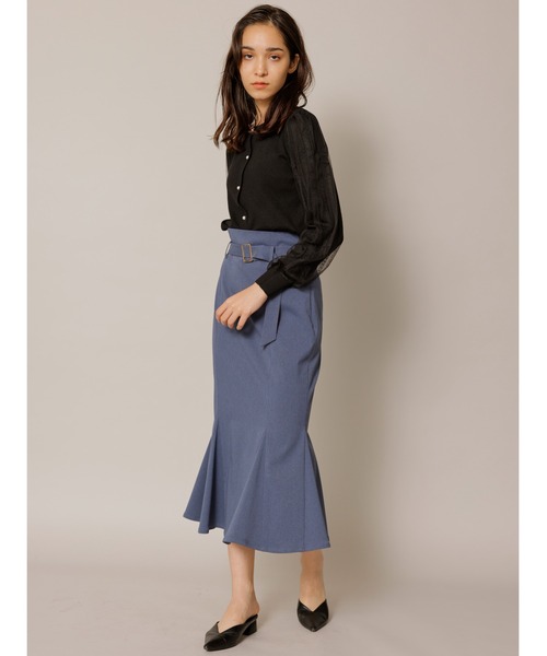 「TONAL」 ロングスカート 36 ブラウン レディース_画像8