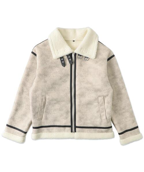 「WEGO」 ブルゾン LARGE アイボリー メンズ_画像3