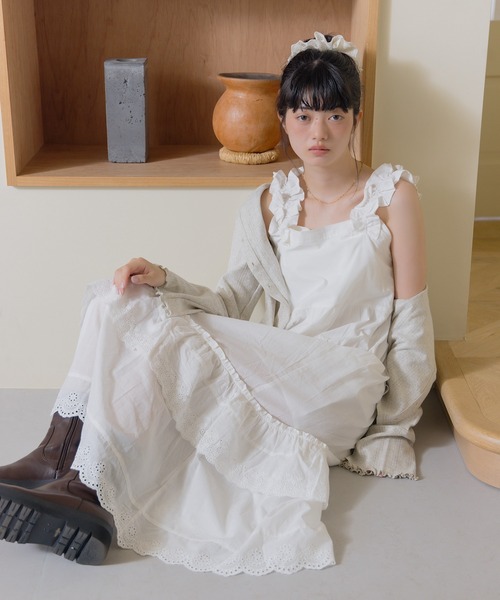REMOON ワンピース ティアードキャミワンピース : ZOZOTOWN Yahoo!店
