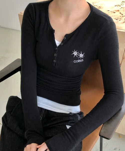 COIRIS（コイリス） ヘンリーネック tシャツ COIRISブランド直輸入正規