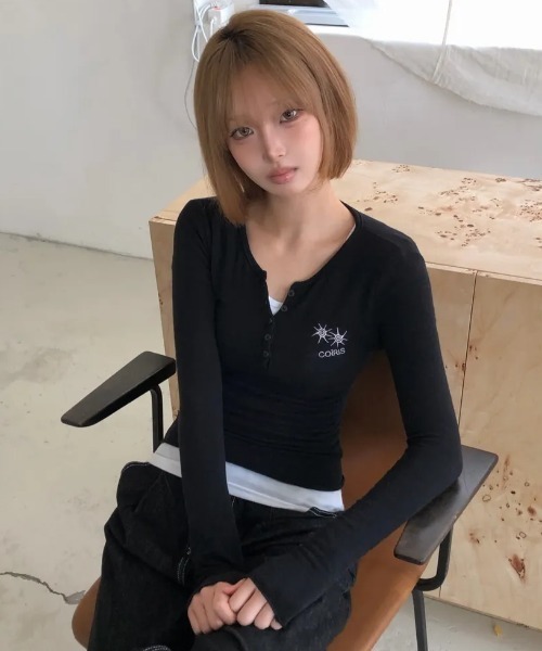 COIRIS（コイリス） ヘンリーネック tシャツ COIRISブランド直輸入正規