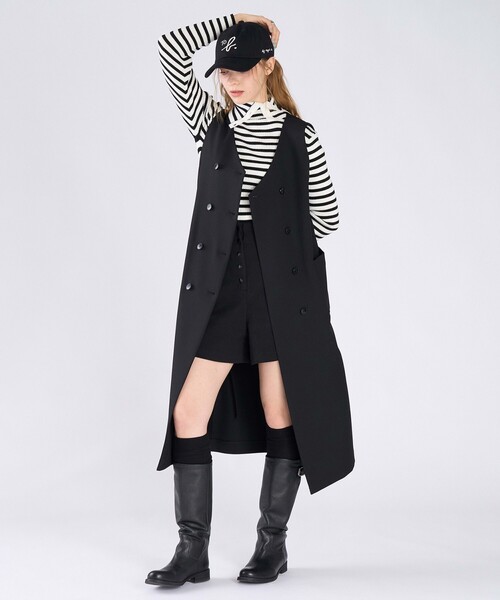 To b. by agnes ワンピース ダブルブレスト ジレ : ZOZOTOWN Yahoo!店