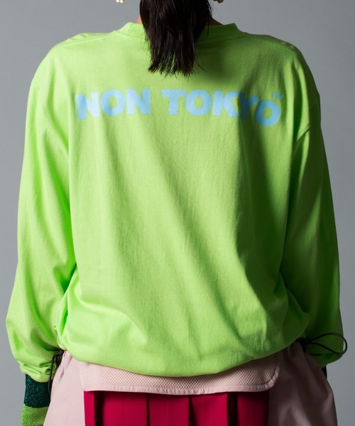 「NON TOKYO」 長袖カットソー FREE グリーン レディース_画像2