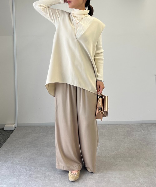 「un dix cors」 イージーパンツ - ブラック レディース_画像4