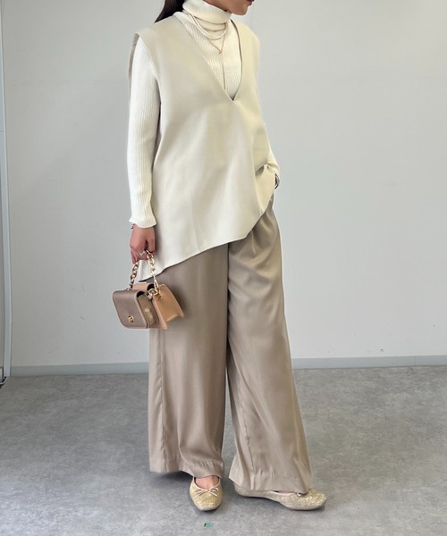 「un dix cors」 イージーパンツ - ブラック レディース_画像5