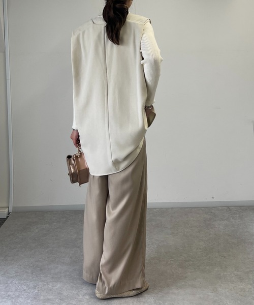 「un dix cors」 イージーパンツ - ブラック レディース_画像6