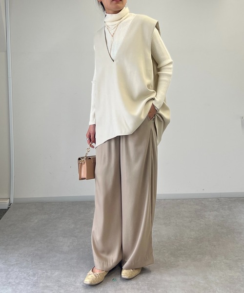 「un dix cors」 イージーパンツ - ブラック レディース_画像7