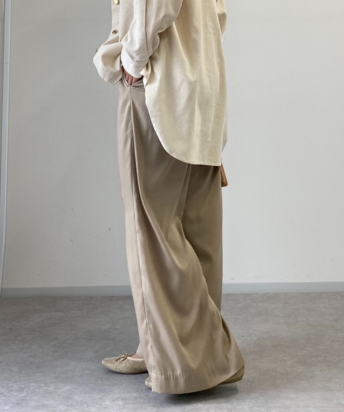 「un dix cors」 イージーパンツ - ブラック レディース_画像10