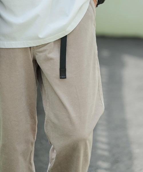 「EKAL」 コーデュロイパンツ LARGE グレー メンズ_画像8