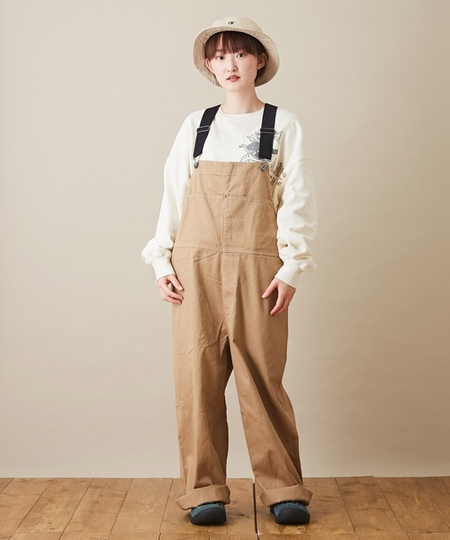 「CUBE SUGAR」 オーバーオール M アイボリー レディース_画像2