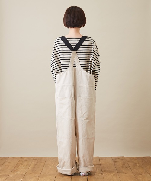 「CUBE SUGAR」 オーバーオール M アイボリー レディース_画像7