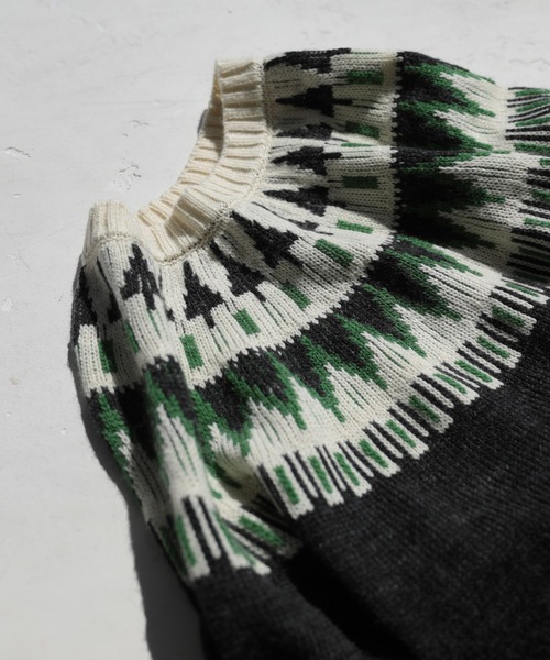 「soulberry」 長袖ニット 3 チャコール レディース_画像2