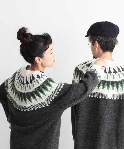 「soulberry」 長袖ニット 3 チャコール レディース_画像4