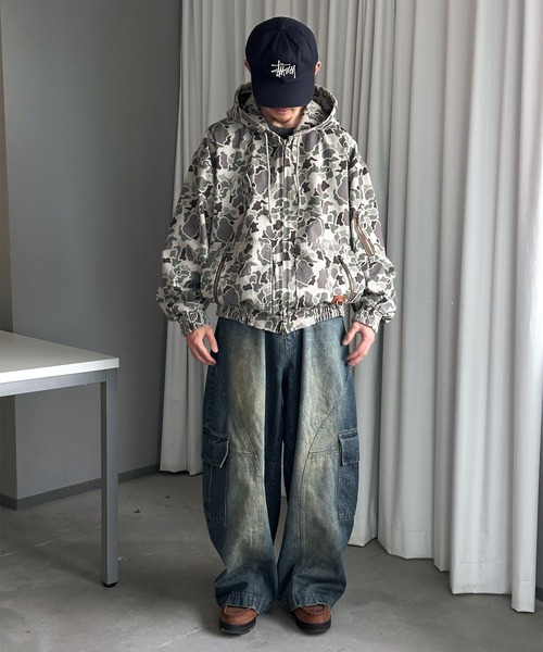 Perushu パンツ WIDE SWITCHING CARGO PANTS／ワイド切り替えカーゴ 
