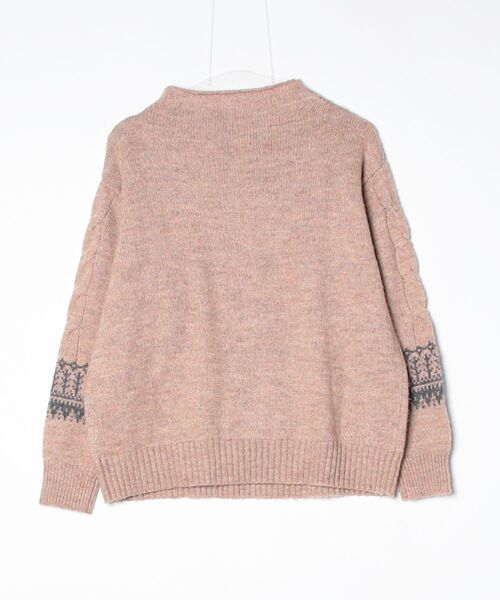 「DouDou」 長袖ニット M ベージュ レディース_画像2