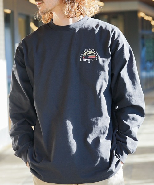 「BILLABONG」 長袖Tシャツ MEDIUM グリーン メンズ_画像2