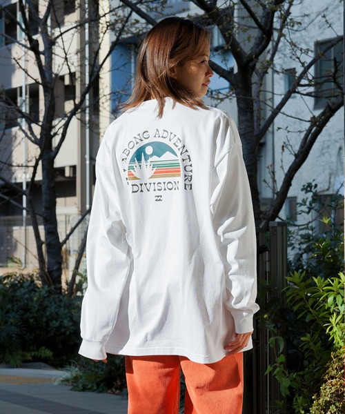 「BILLABONG」 長袖Tシャツ MEDIUM グリーン メンズ_画像6