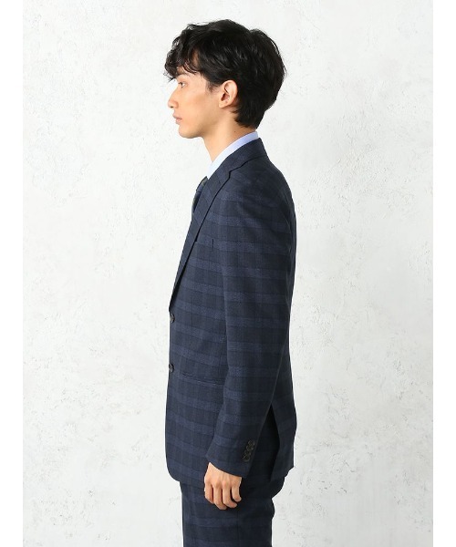 「Perfect Suit FActory」 3ピーススーツ A5 ネイビー メンズの画像