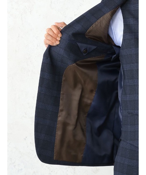 「Perfect Suit FActory」 3ピーススーツ A5 ネイビー メンズの画像