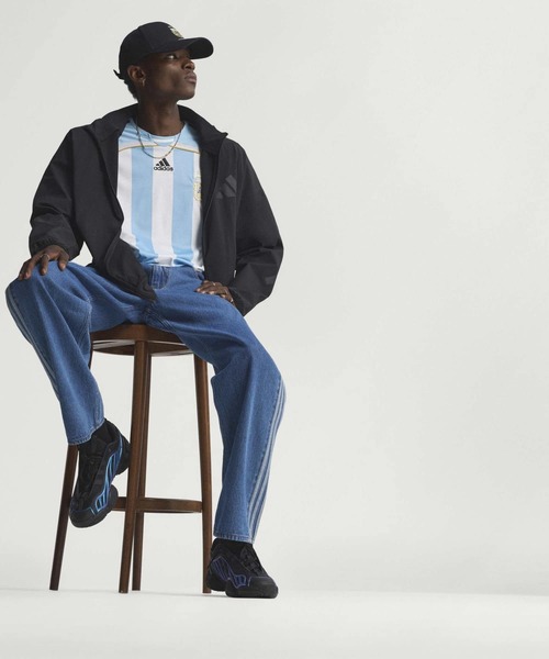 adidas（アディダス） ジーンズ ファイヤーバード アディカラー デニム