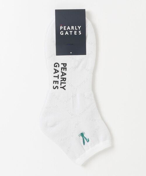 PEARLY GATES（パーリーゲイツ） 靴下 ロゴアーガイル柄ショートSOX
