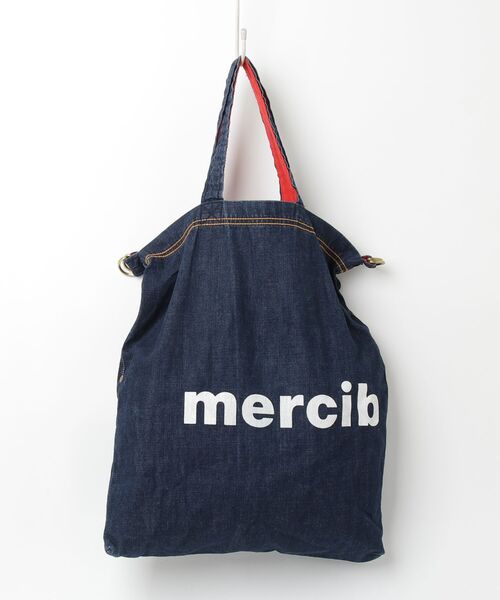 mercibeaucoup,（メルシーボークー） トートバッグ - ブルー