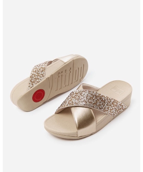 FitFlop（フィットフロップ） サンダル ミュール LULU CRYSTAL-MIX