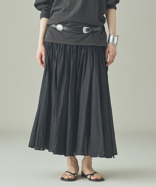 ハイク・スカート(ブラミンク、カオス、カレンソロジー、クラネ、マメクロゴウチ Geometric Pattern Knitted Skirt