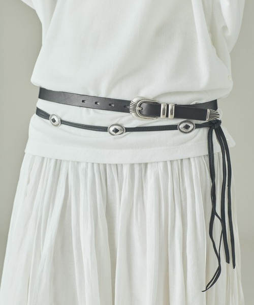 ハイク・スカート(ブラミンク、カオス、カレンソロジー、クラネ、マメクロゴウチ Geometric Pattern Knitted Skirt