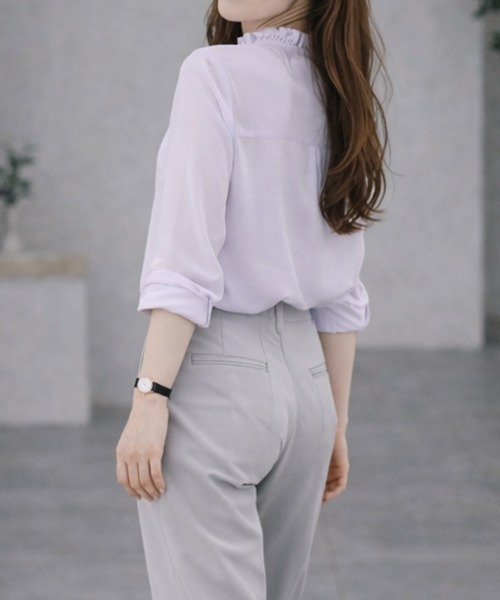 「SallyLunn」 長袖ブラウス LARGE ブラック レディース_画像7